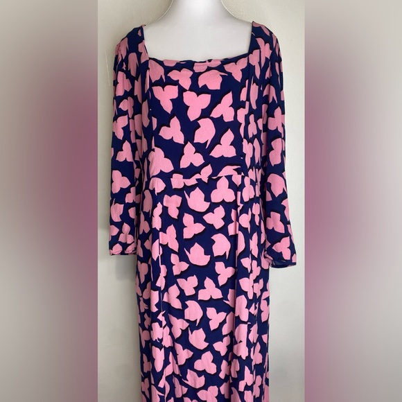 DIANE VON FURSTENBERG
Joanna Crepe Midi Dress In Leaf Shadow - Picture 7 of 10